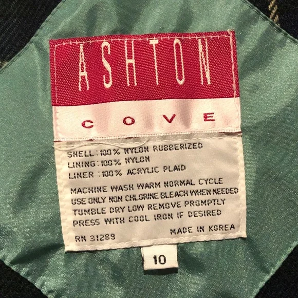 Vintage Ashton Cove Green Lightweight Trench Coat - Picture 2 of 9